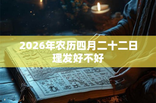 2026年农历四月二十二日理发好不好