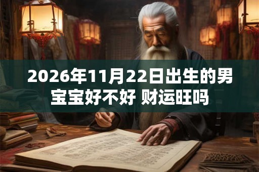 2026年11月22日出生的男宝宝好不好 财运旺吗