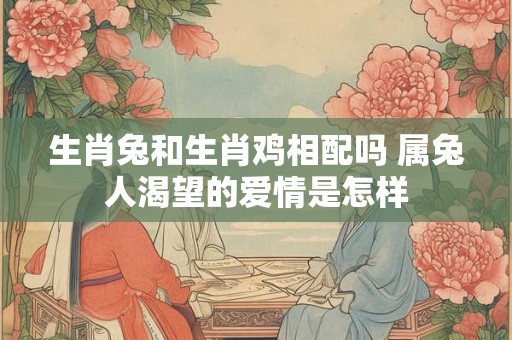 生肖兔和生肖鸡相配吗 属兔人渴望的爱情是怎样 生肖兔和生肖鸡相配吗 属兔人渴望的爱情是怎样
