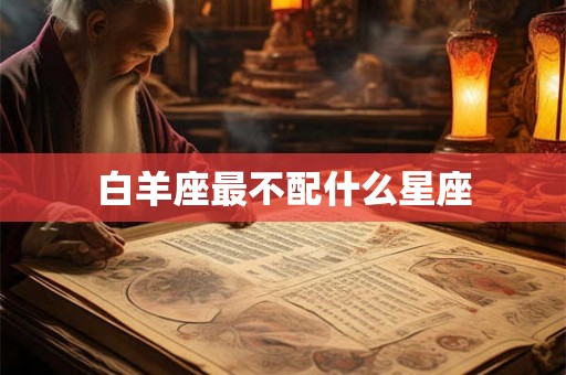 白羊座最不配什么星座 白羊座最不配什么星座
