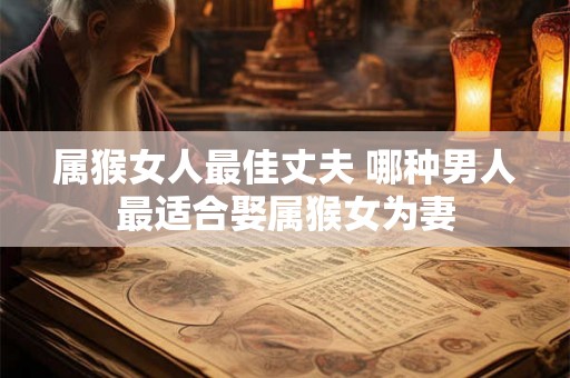 属猴女人最佳丈夫 哪种男人最适合娶属猴女为妻