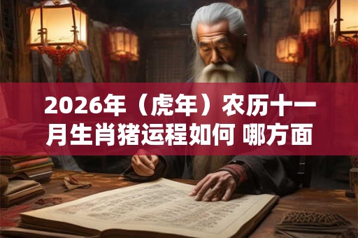2026年(虎年)农历十一月生肖猪运程如何 哪方面运势最佳 2026年(虎年)农历十一月生肖猪运程如何 哪方面运势最佳