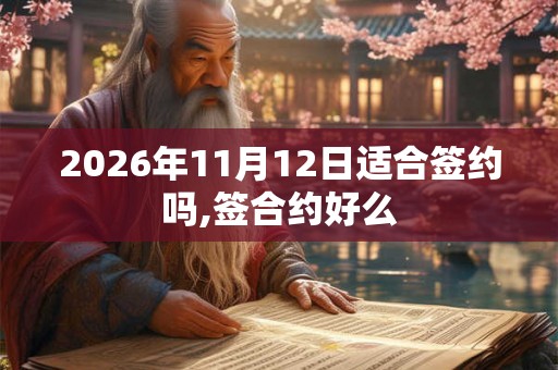 2026年11月12日适合签约吗,签合约好么