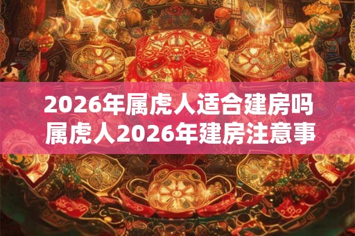 2026年属虎人适合建房吗 属虎人2026年建房注意事项