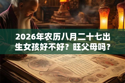 2026年农历八月二十七出生女孩好不好？旺父母吗？
