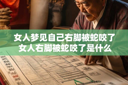 女人梦见自己右脚被蛇咬了 女人右脚被蛇咬了是什么意思
