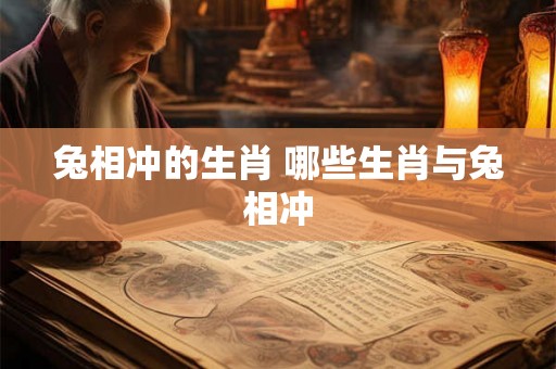 兔相冲的生肖 哪些生肖与兔相冲