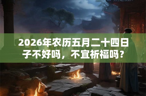 2026年农历五月二十四日子不好吗，不宜祈福吗？