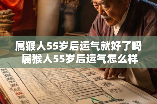 属猴人55岁后运气就好了吗 属猴人55岁后运气怎么样