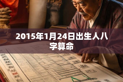 2015年1月24日出生人八字算命