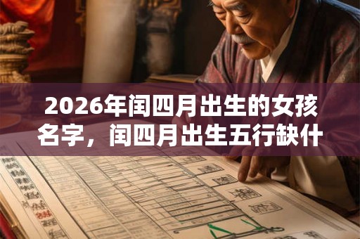 2026年闰四月出生的女孩名字，闰四月出生五行缺什么？