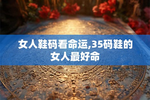 女人鞋码看命运,35码鞋的女人最好命
