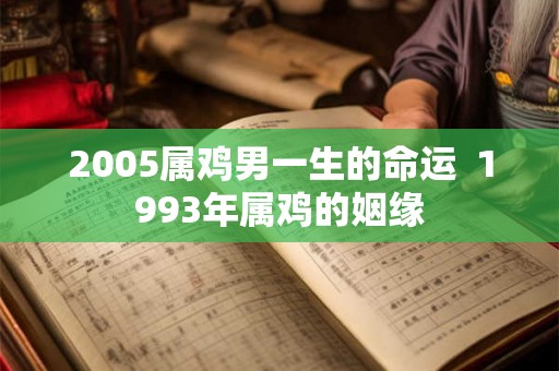 2005属鸡男一生的命运 1993年属鸡的姻缘 2005属鸡男一生的命运 1993年属鸡的姻缘
