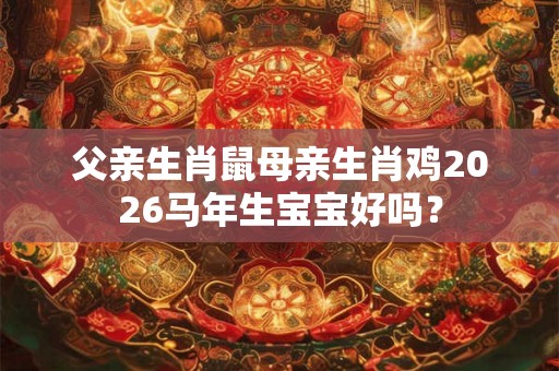 父亲生肖鼠母亲生肖鸡2026马年生宝宝好吗？
