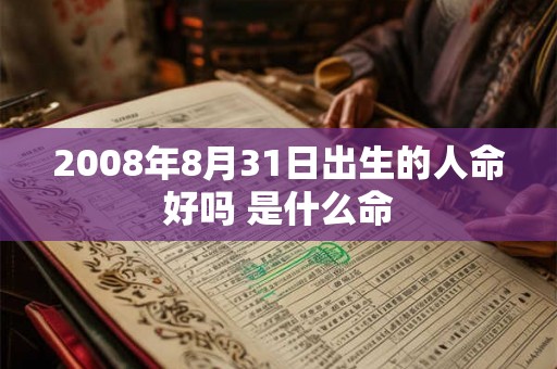 2008年8月31日出生的人命好吗 是什么命 2008年8月31日出生的人命好吗 是什么命