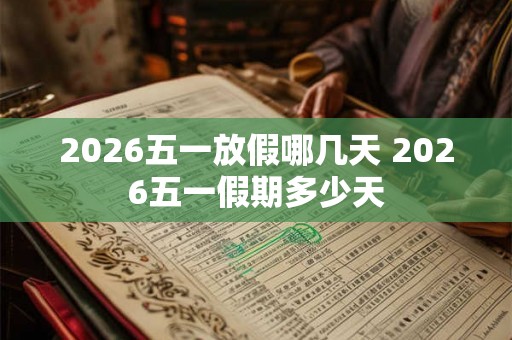 2026五一放假哪几天 2026五一假期多少天