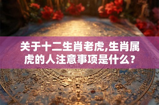 关于十二生肖老虎,生肖属虎的人注意事项是什么？