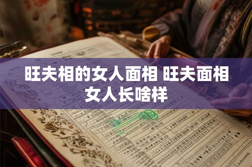 旺夫相的女人面相 旺夫面相女人长啥样