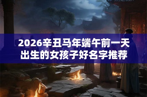 2026辛丑马年端午前一天出生的女孩子好名字推荐
