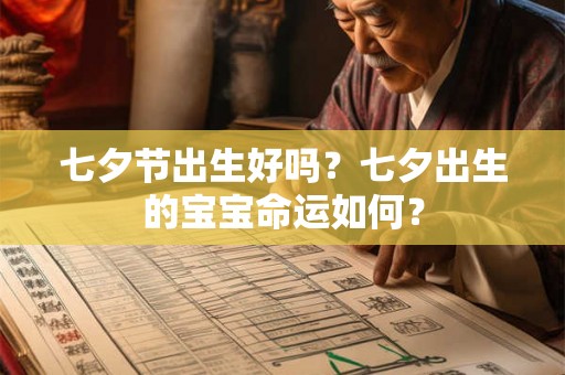 七夕节出生好吗？七夕出生的宝宝命运如何？