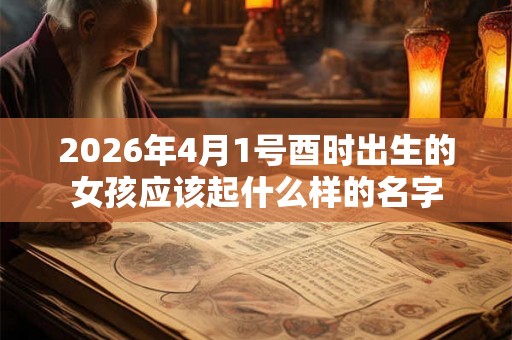 2026年4月1号酉时出生的女孩应该起什么样的名字