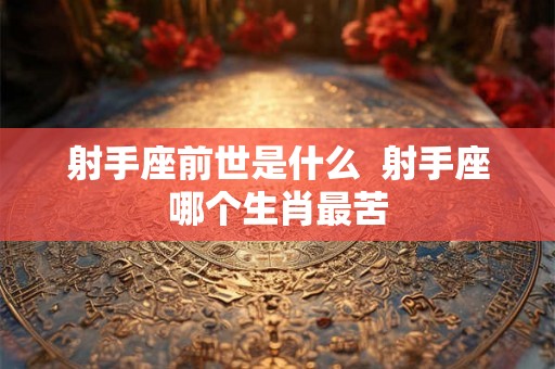 射手座前世是什么  射手座哪个生肖最苦