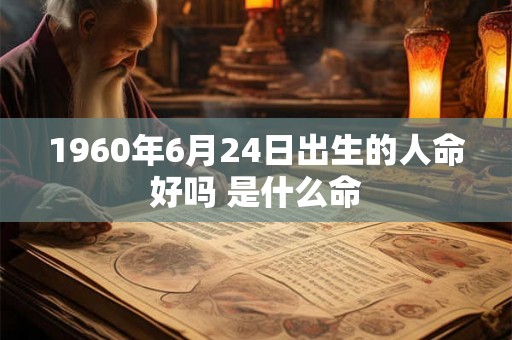 1960年6月24日出生的人命好吗 是什么命 1960年6月24日出生的人命好吗 是什么命
