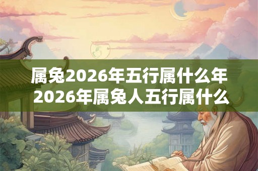 属兔2026年五行属什么年 2026年属兔人五行属什么