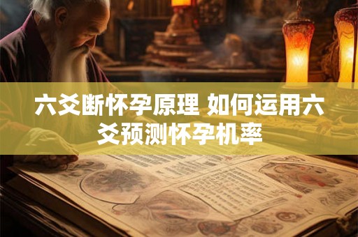 六爻断怀孕原理 如何运用六爻预测怀孕机率