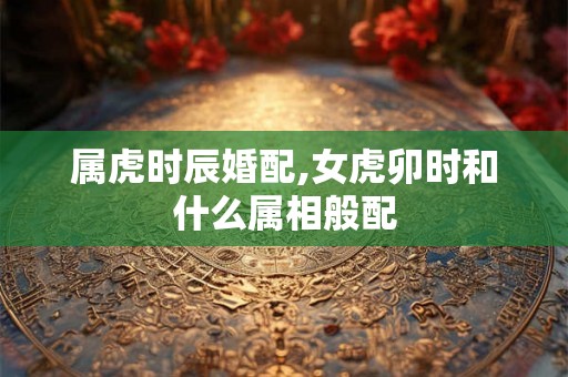 属虎时辰婚配,女虎卯时和什么属相般配