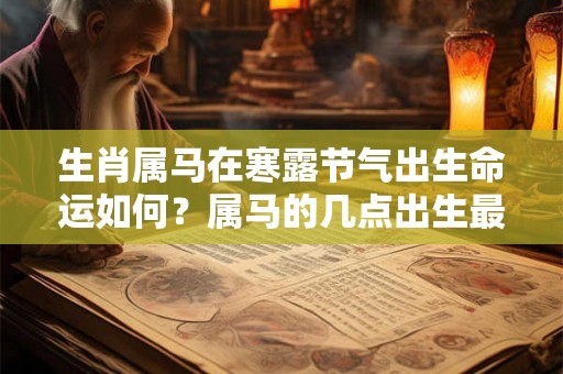生肖属马在寒露节气出生命运如何？属马的几点出生最好？