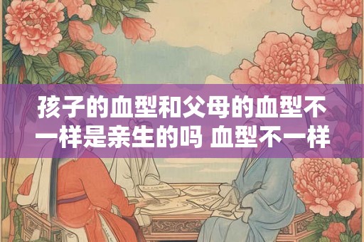 孩子的血型和父母的血型不一样是亲生的吗 血型不一样亲生吗 孩子的血型和父母的血型不一样是亲生的吗 血型不一样亲生吗