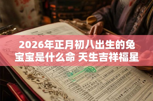 2026年正月初八出生的兔宝宝是什么命 天生吉祥福星高照