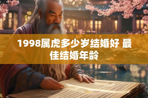 1998属虎多少岁结婚好 最佳结婚年龄