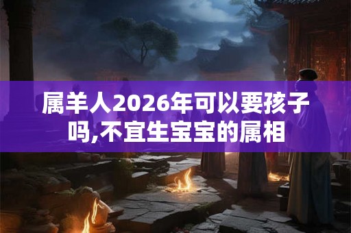 属羊人2026年可以要孩子吗,不宜生宝宝的属相 属羊人2026年可以要孩子吗,不宜生宝宝的属相