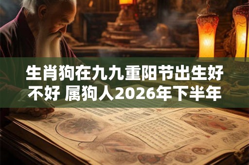生肖狗在九九重阳节出生好不好 属狗人2026年下半年运势