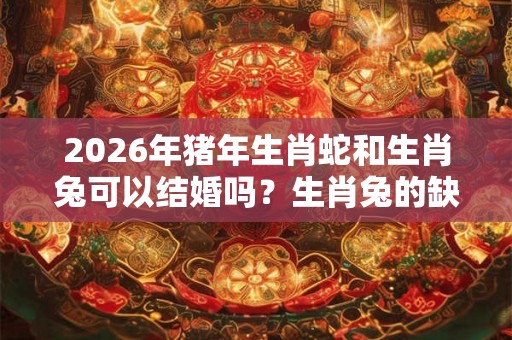 2026年猪年生肖蛇和生肖兔可以结婚吗?生肖兔的缺点是什么? 2026年猪年生肖蛇和生肖兔可以结婚吗?生肖兔的缺点是什么?