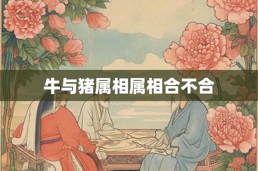 牛与猪属相属相合不合