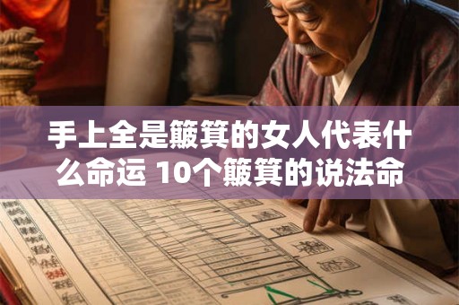 手上全是簸箕的女人代表什么命运 10个簸箕的说法命运口诀
