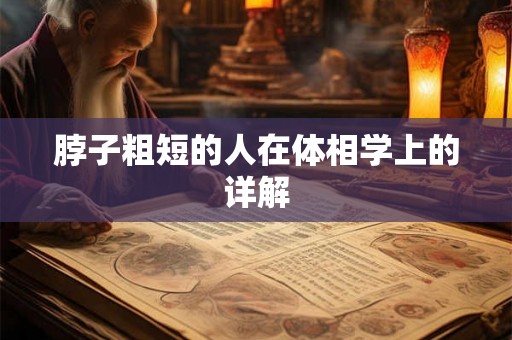 脖子粗短的人在体相学上的详解 脖子粗短的人在体相学上的详解
