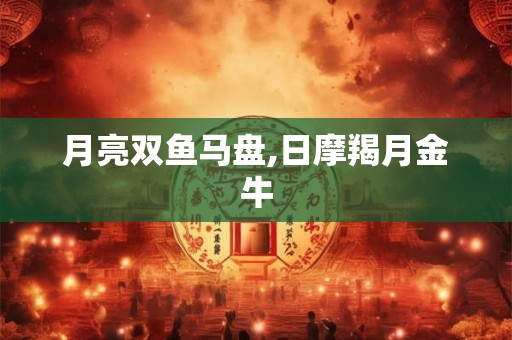 月亮双鱼马盘,日摩羯月金牛 月亮双鱼马盘,日摩羯月金牛