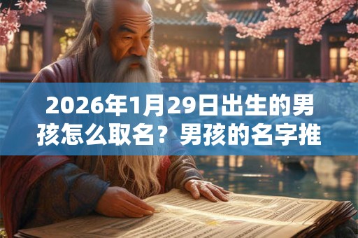 2026年1月29日出生的男孩怎么取名?男孩的名字推荐 2026年1月29日出生的男孩怎么取名?男孩的名字推荐