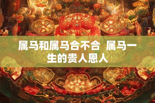 属马和属马合不合  属马一生的贵人恩人