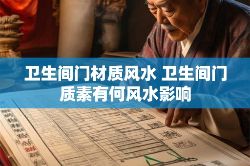 卫生间门材质风水 卫生间门质素有何风水影响