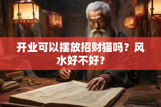 开业可以摆放招财猫吗？风水好不好？
