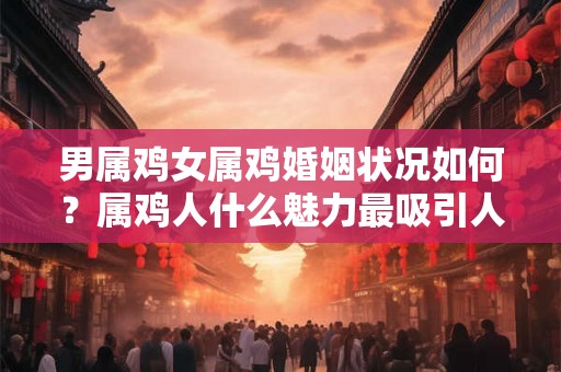 男属鸡女属鸡婚姻状况如何？属鸡人什么魅力最吸引人？