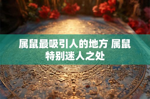 属鼠最吸引人的地方 属鼠特别迷人之处 属鼠最吸引人的地方 属鼠特别迷人之处