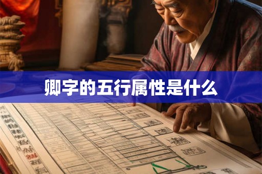 卿字的五行属性是什么