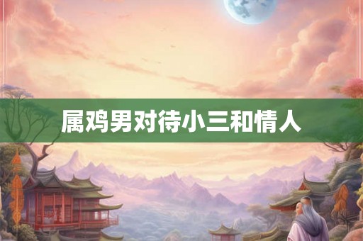 属鸡男对待小三和情人