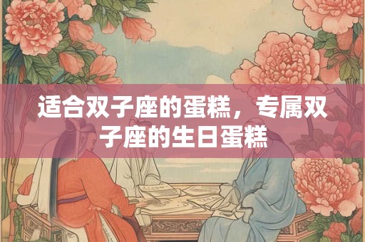 适合双子座的蛋糕,专属双子座的生日蛋糕 适合双子座的蛋糕,专属双子座的生日蛋糕
